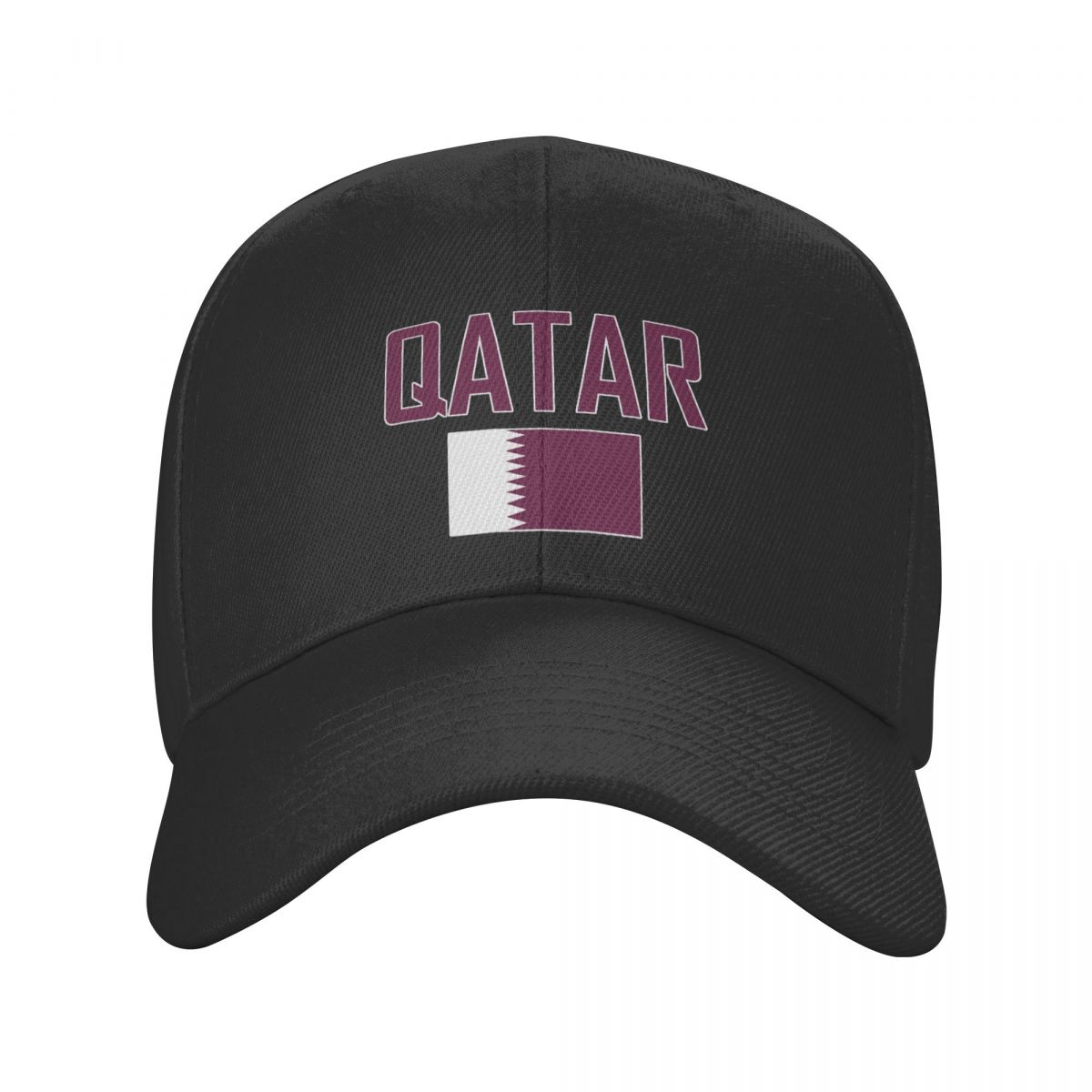 Men'S Fashion Qatar - QATAR Country Name With Flag Sun