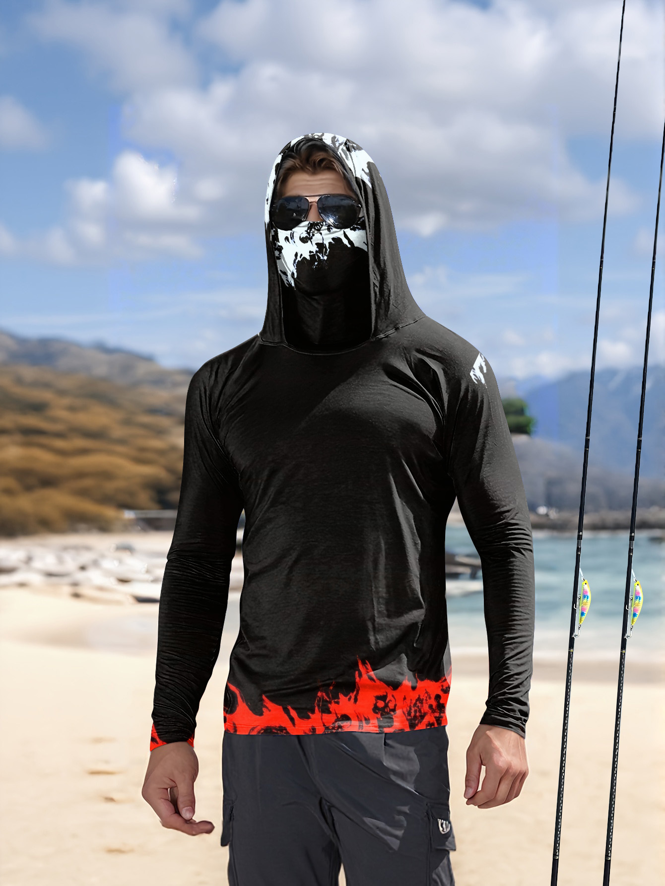 Men'S Fashion 2025 - Men Hood Fishing Shirt long sleeve