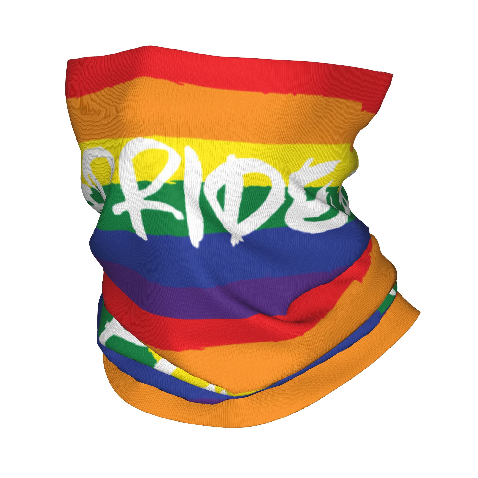 Mens Fashion Hashtags - Hashtag Pride Flag Bandana Neck Gaiter
