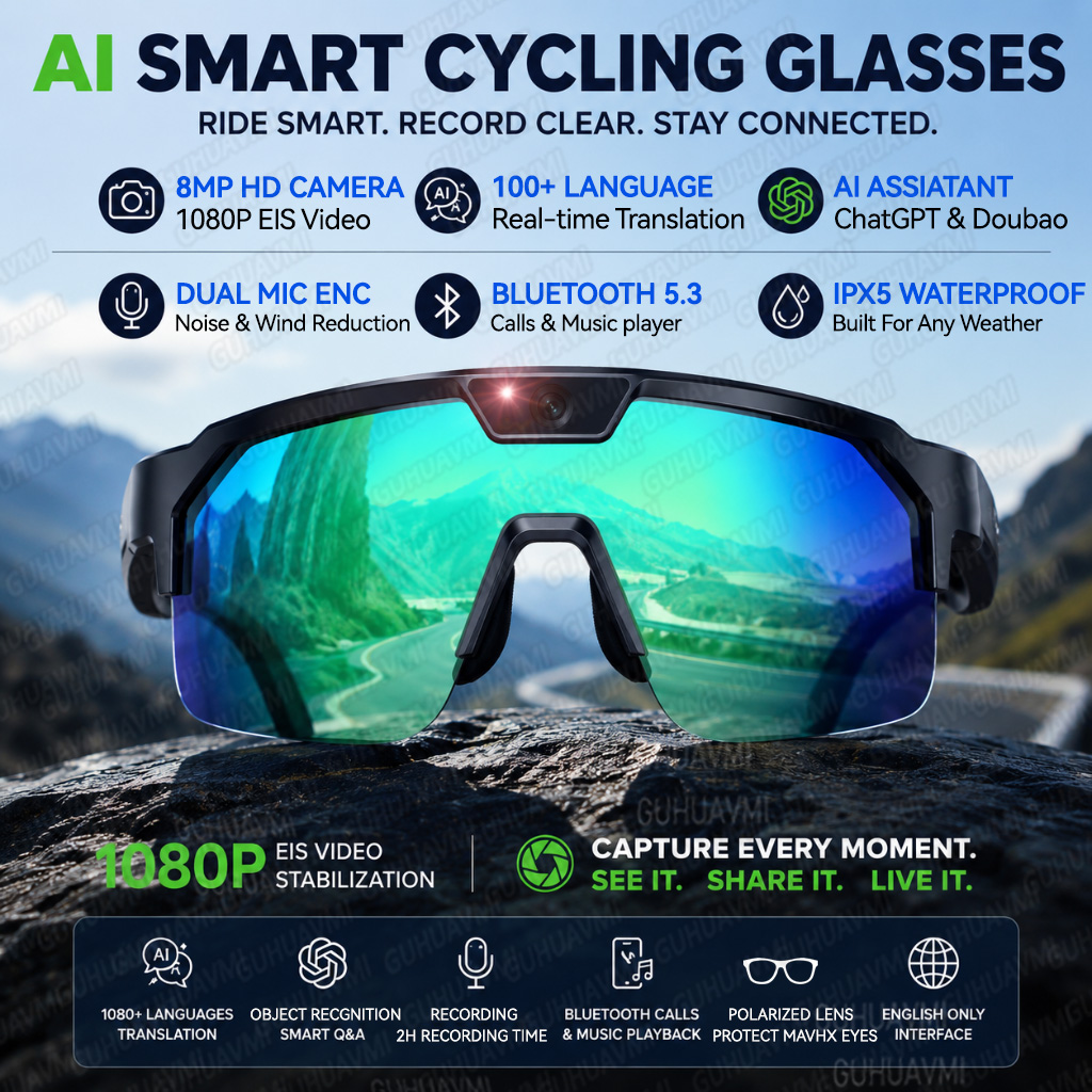Men'S Fashion Glasses 2026 - 2026 Upgrade Smart Glasses with 8MP