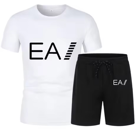 Men'S Fashion 2025 - Men's Trend Print Breathable 2-Piece Set,
