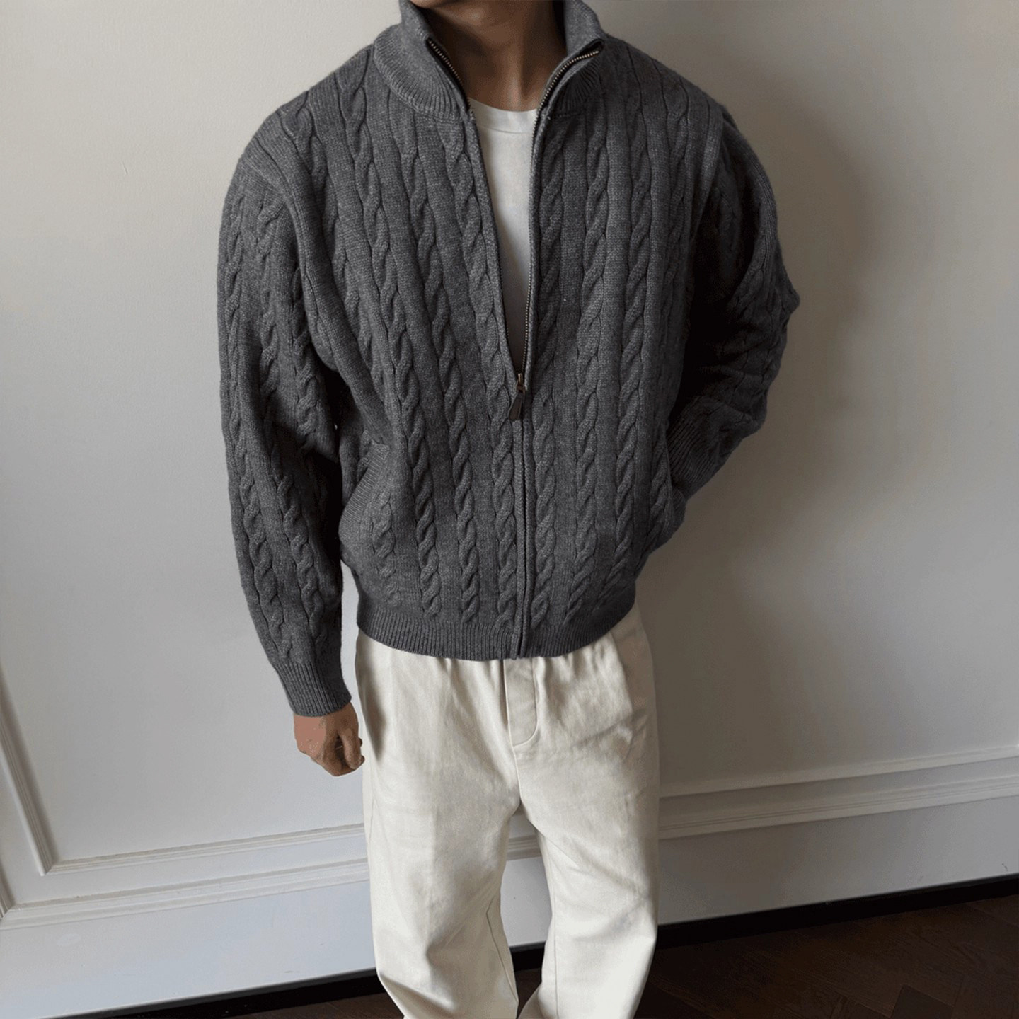 Fur Collar Pullovers Anime Men - đánh giá và giá Mens Fashion Style Images