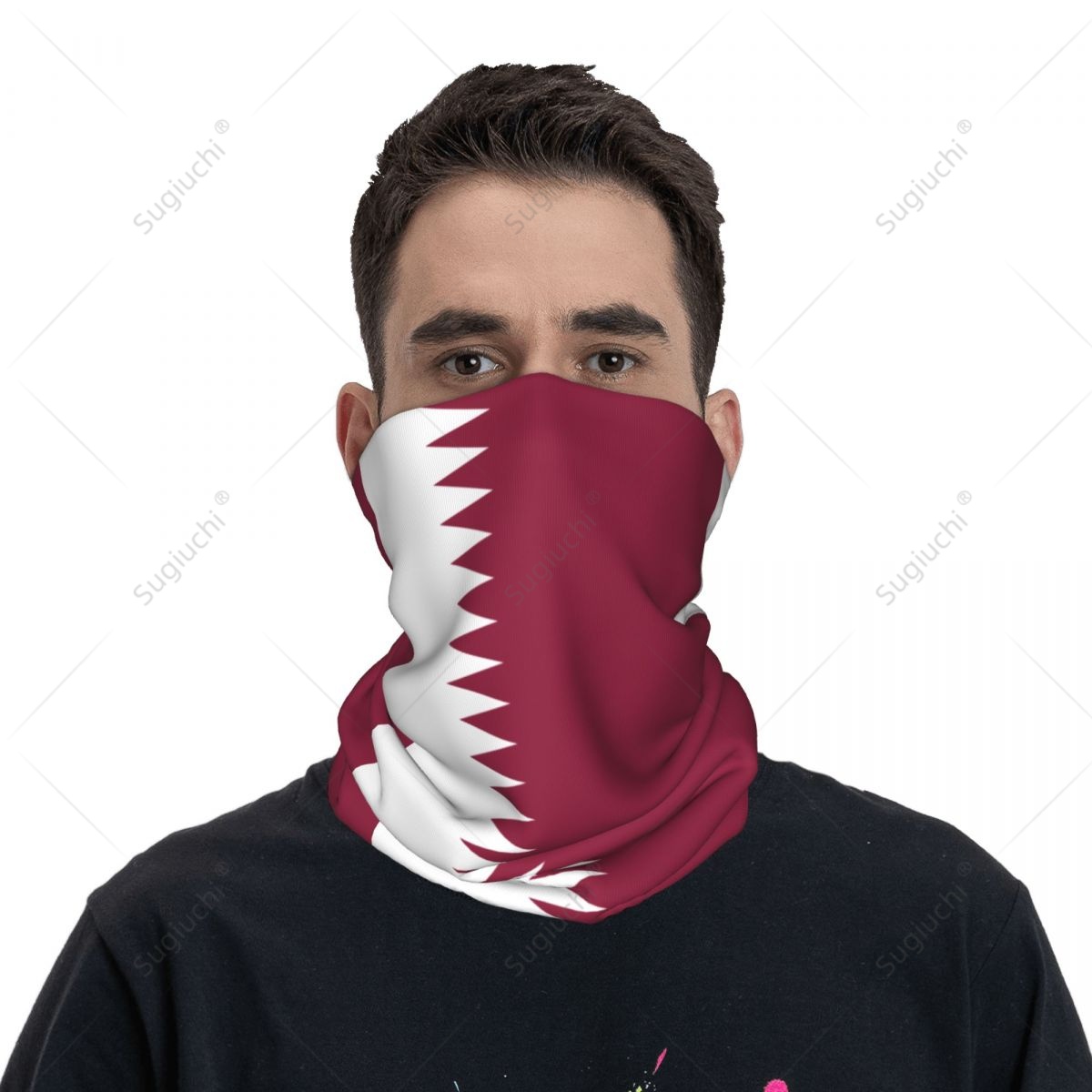 Unisex Qatar Flag Neckerchief  - đánh giá và giá Men'S Fashion Qatar
