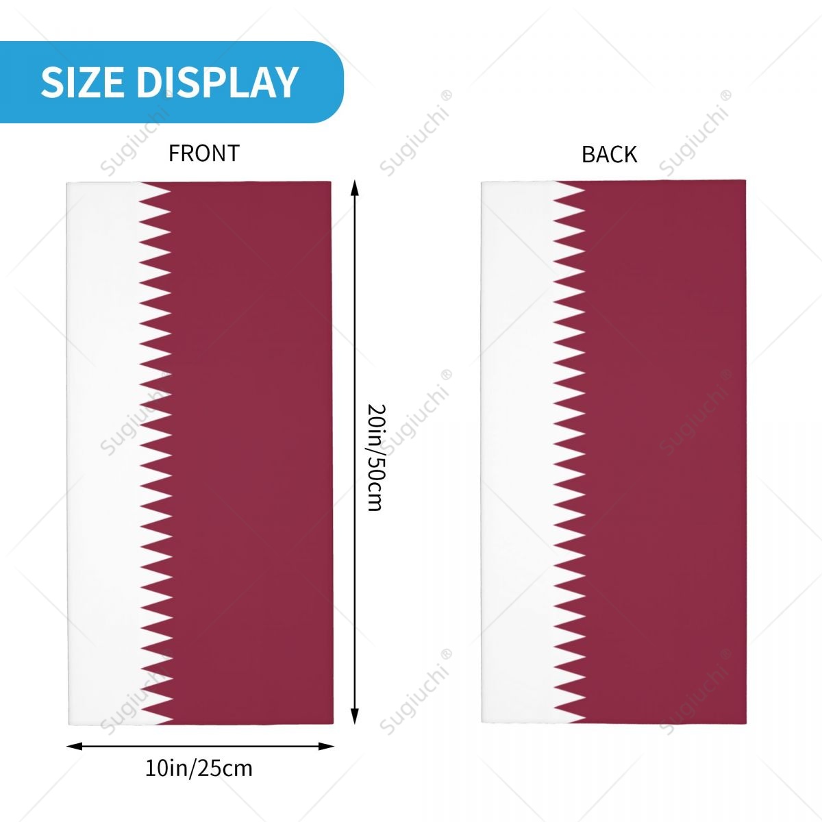 Unisex Qatar Flag Neckerchief  - đánh giá và giá Men'S Fashion Qatar