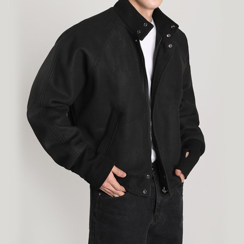 Wool Blend Jacket Man High Qua - đánh giá và giá Mens Fashion Style Images
