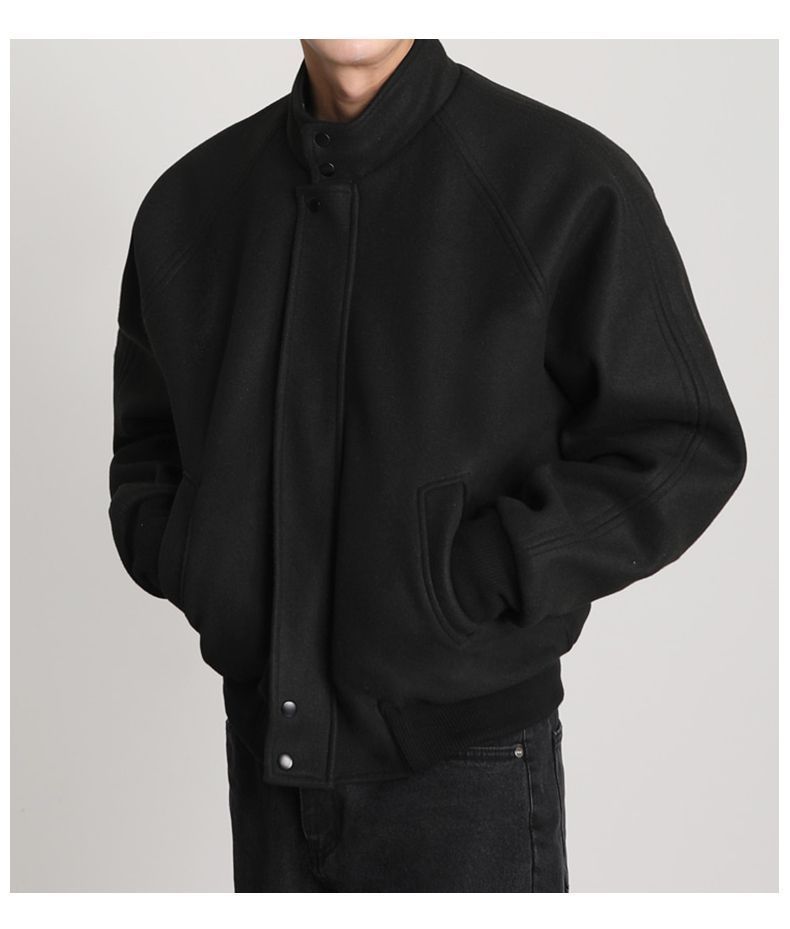 Wool Blend Jacket Man High Qua - đánh giá và giá Mens Fashion Style Images
