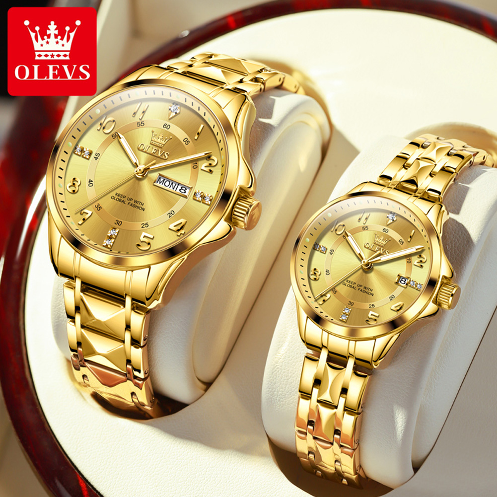 OLEVS 2910 Couple Watches Clas - đánh giá và giá Mens Fashion In 40S