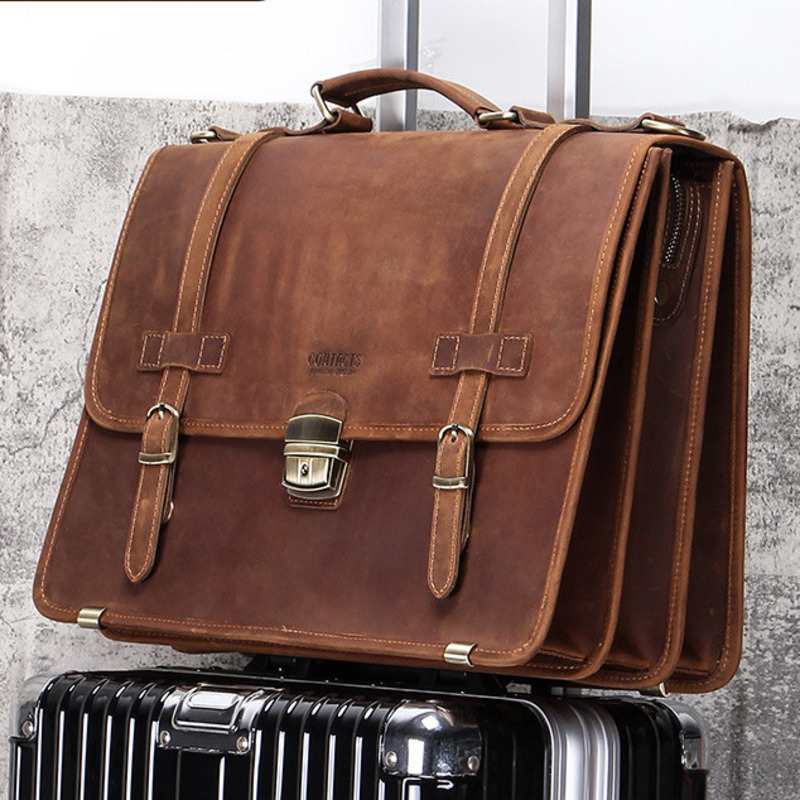 New Fashionable Leather Briefc - đánh giá và giá Mens Fashion In 40S