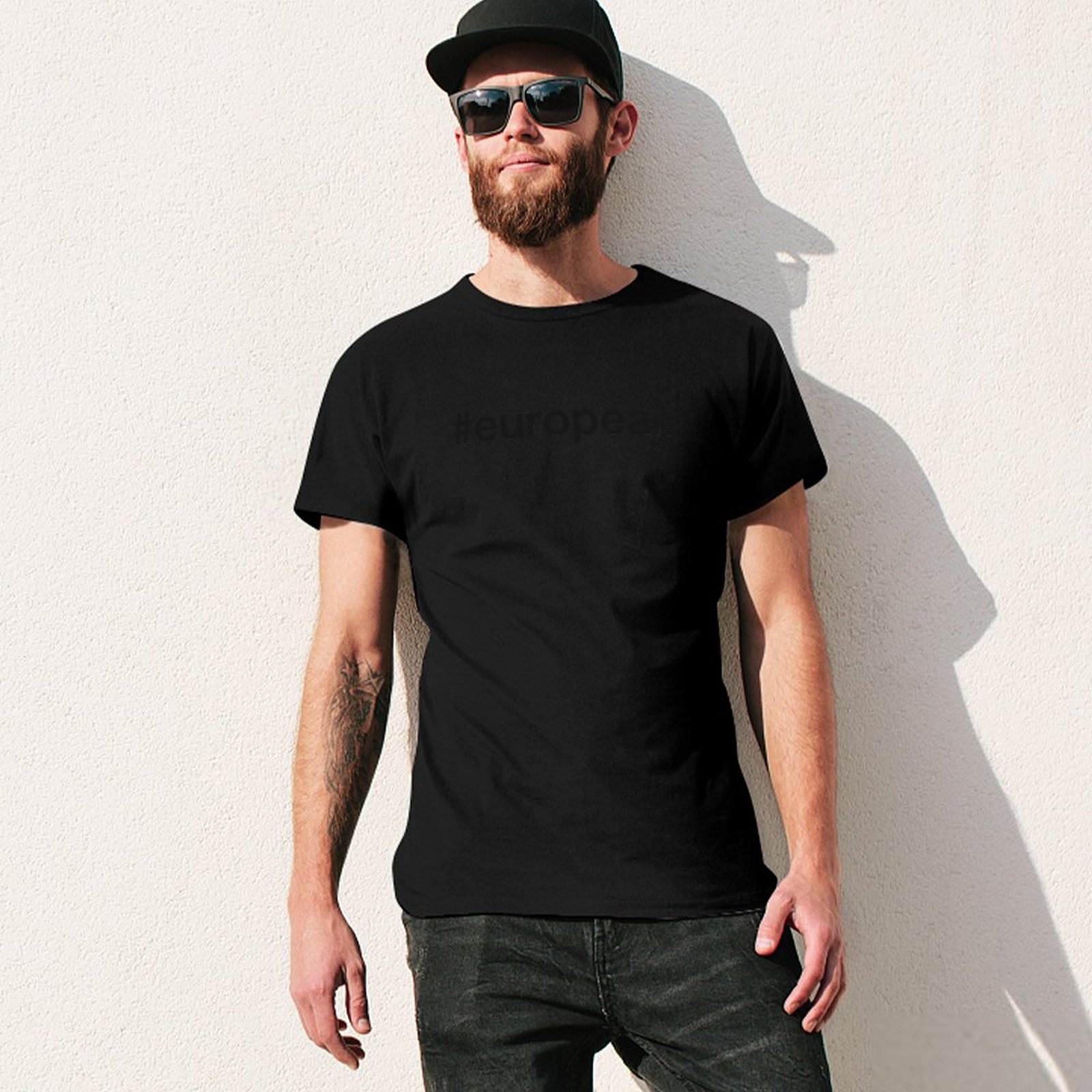 EUROPEAN Hashtag T-Shirt Casua - đánh giá và giá Mens Fashion Hashtags