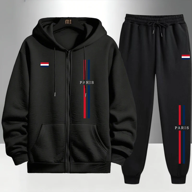 Paris Fashion Men's Set Zipper - đánh giá và giá Mens Fashion Urban