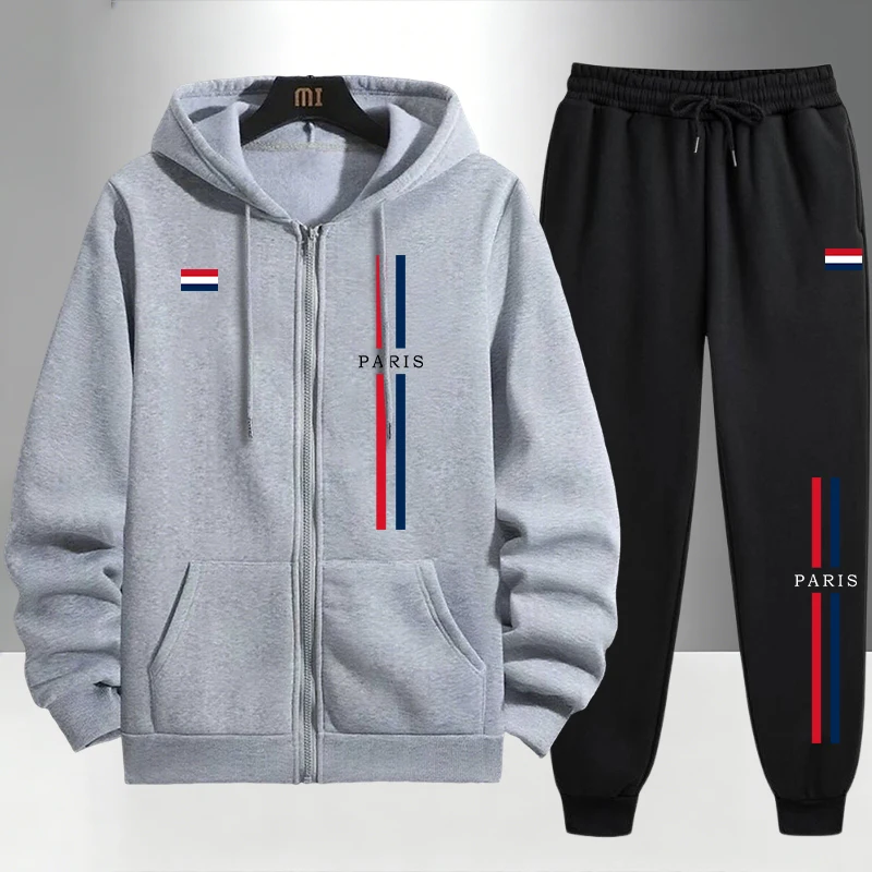 Paris Fashion Men's Set Zipper - đánh giá và giá Mens Fashion Urban