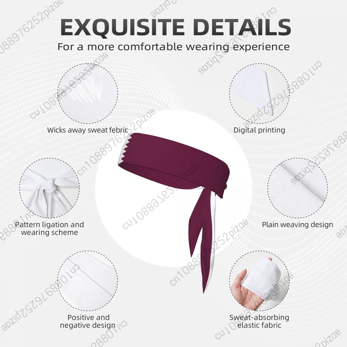 Qatar Tie Headband for Men Wom - đánh giá và giá Men'S Fashion Qatar
