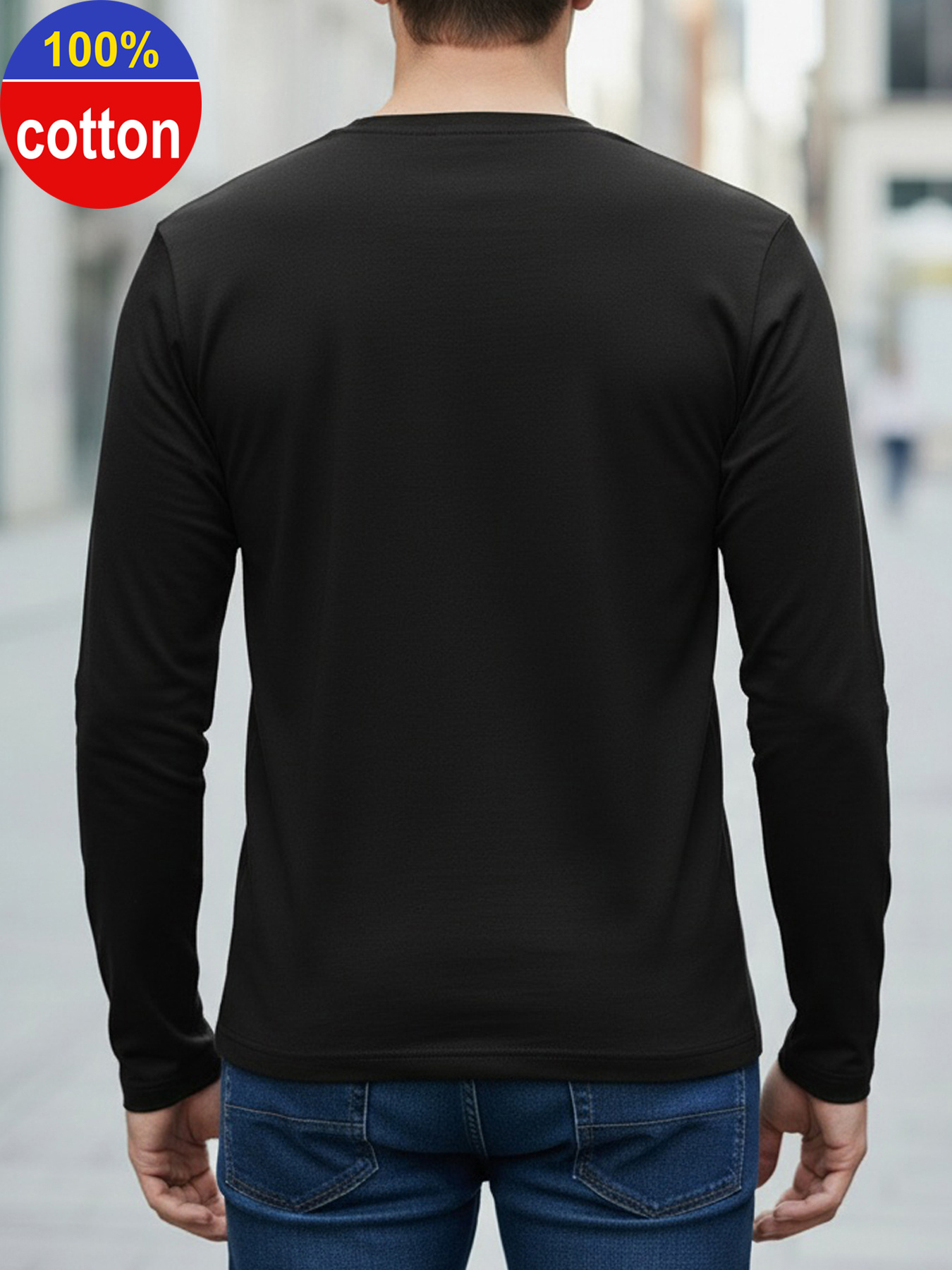 100% Pure Cotton Men's Long Sl - đánh giá và giá Men'S Fashion 2025