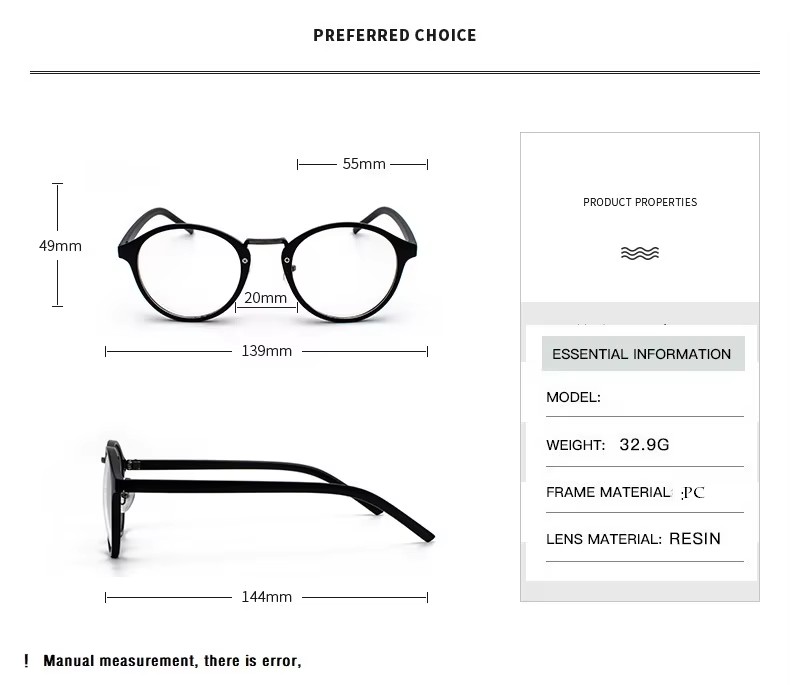 Fashion Transparent round glas - đánh giá và giá Men'S Fashion Glasses 2026