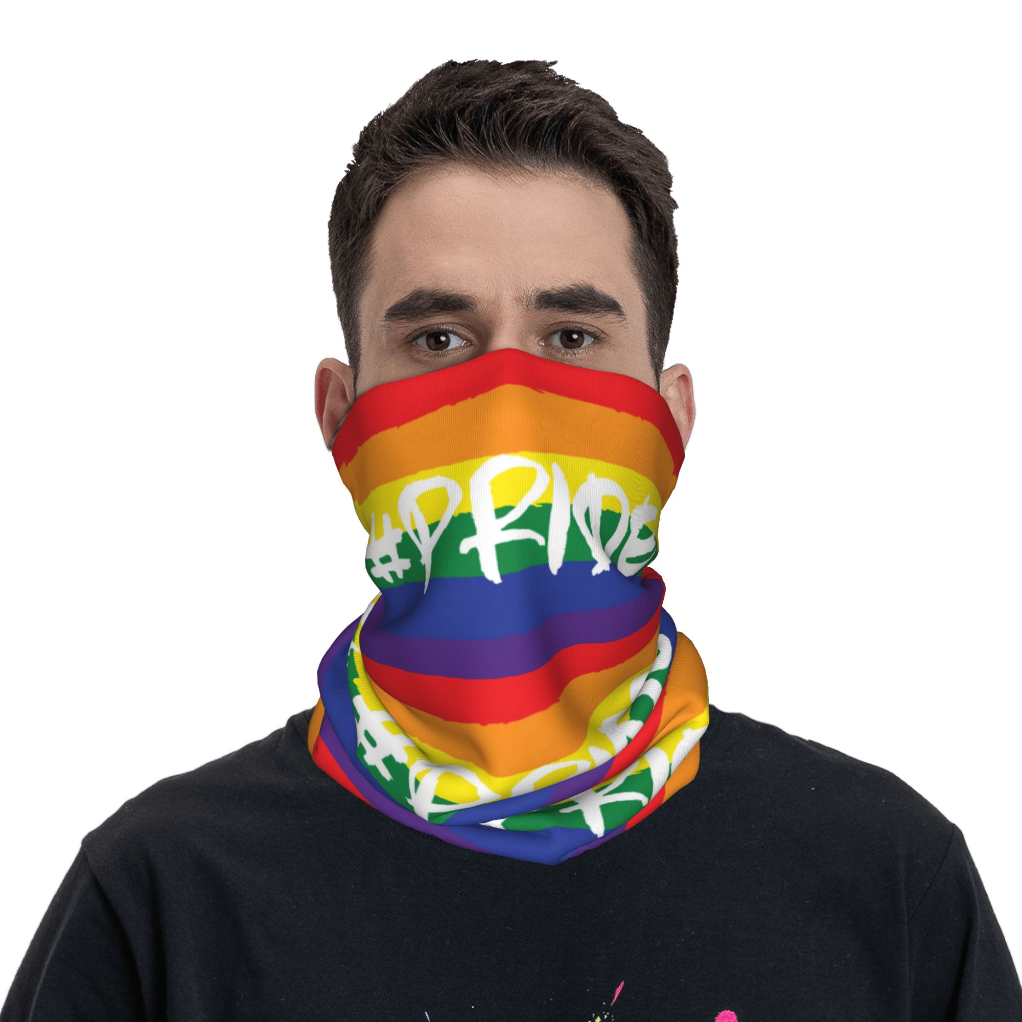 Hashtag Pride Flag Bandana Nec - đánh giá và giá Mens Fashion Hashtags