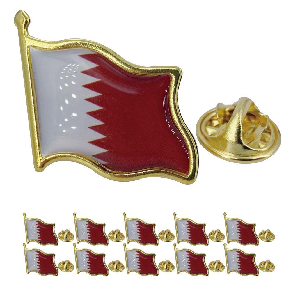 Qatar Flag Lapel Pin - Enamel  - đánh giá và giá Men'S Fashion Qatar
