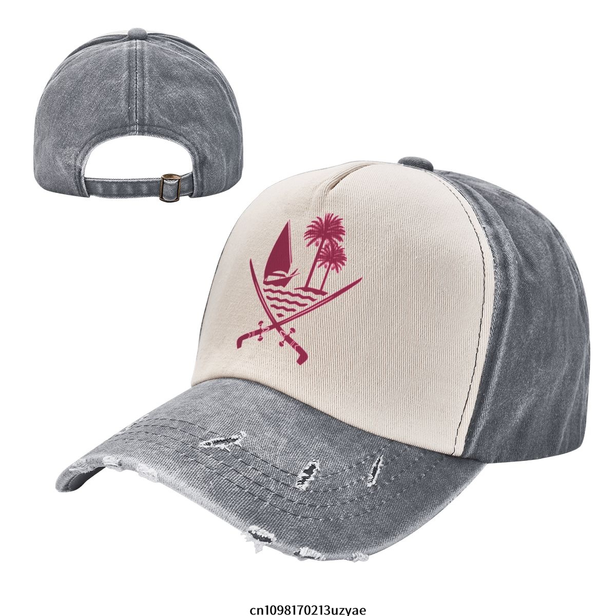 Emblem Of Qatar Cowboy Hat Wom - đánh giá và giá Men'S Fashion Qatar