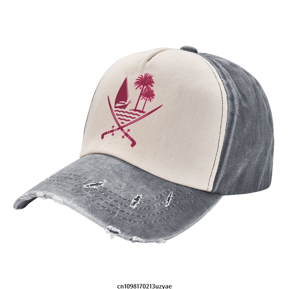 Emblem Of Qatar Cowboy Hat Wom - đánh giá và giá Men'S Fashion Qatar
