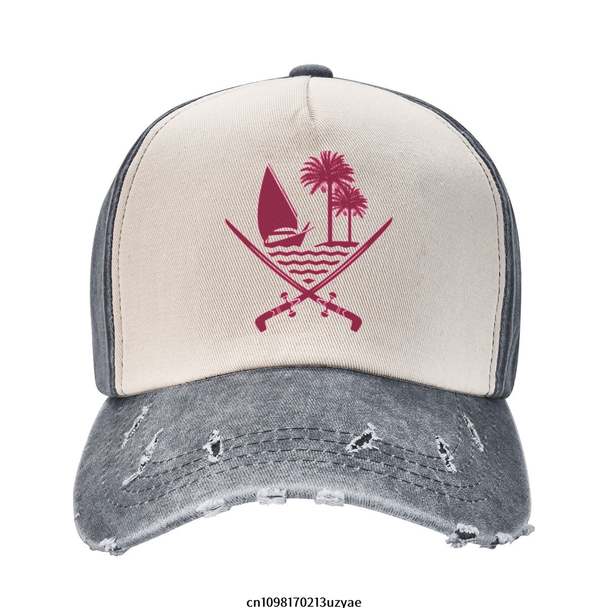 Emblem Of Qatar Cowboy Hat Wom - đánh giá và giá Men'S Fashion Qatar