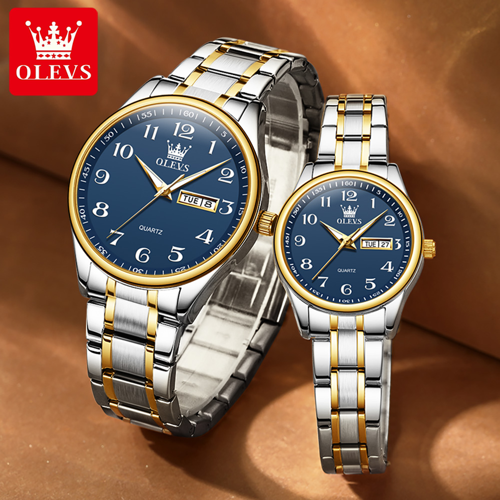OLEVS 5567 Brand Couple Quartz - đánh giá và giá Mens Fashion In 40S