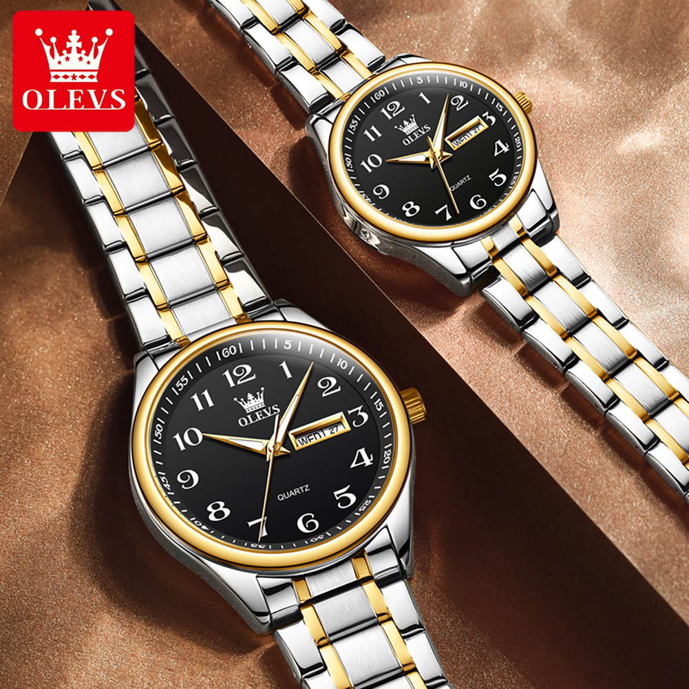OLEVS 5567 Brand Couple Quartz - đánh giá và giá Mens Fashion In 40S