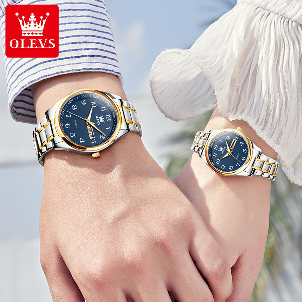 OLEVS 5567 Brand Couple Quartz - đánh giá và giá Mens Fashion In 40S