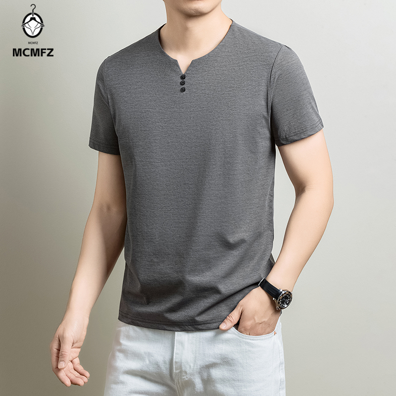 Mens Basic Henley T Shirt Comf - đánh giá và giá Men'S Fashion 2025