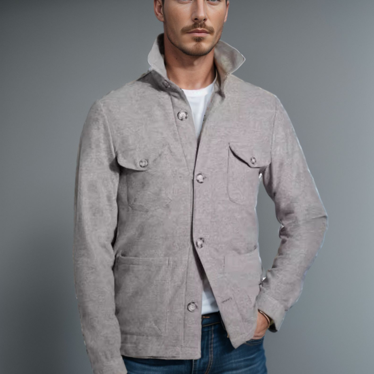 Wool Blend Jacket Man Classic  - đánh giá và giá Mens Fashion Style Images