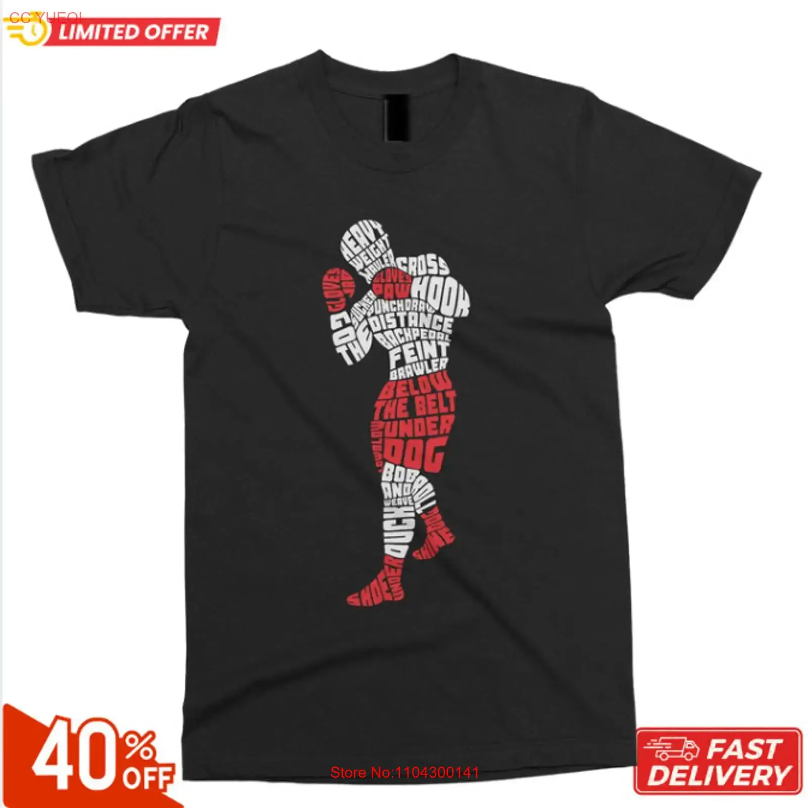 Boxing T Shirt Men s Typograph - đánh giá và giá Mens Fashion In 40S