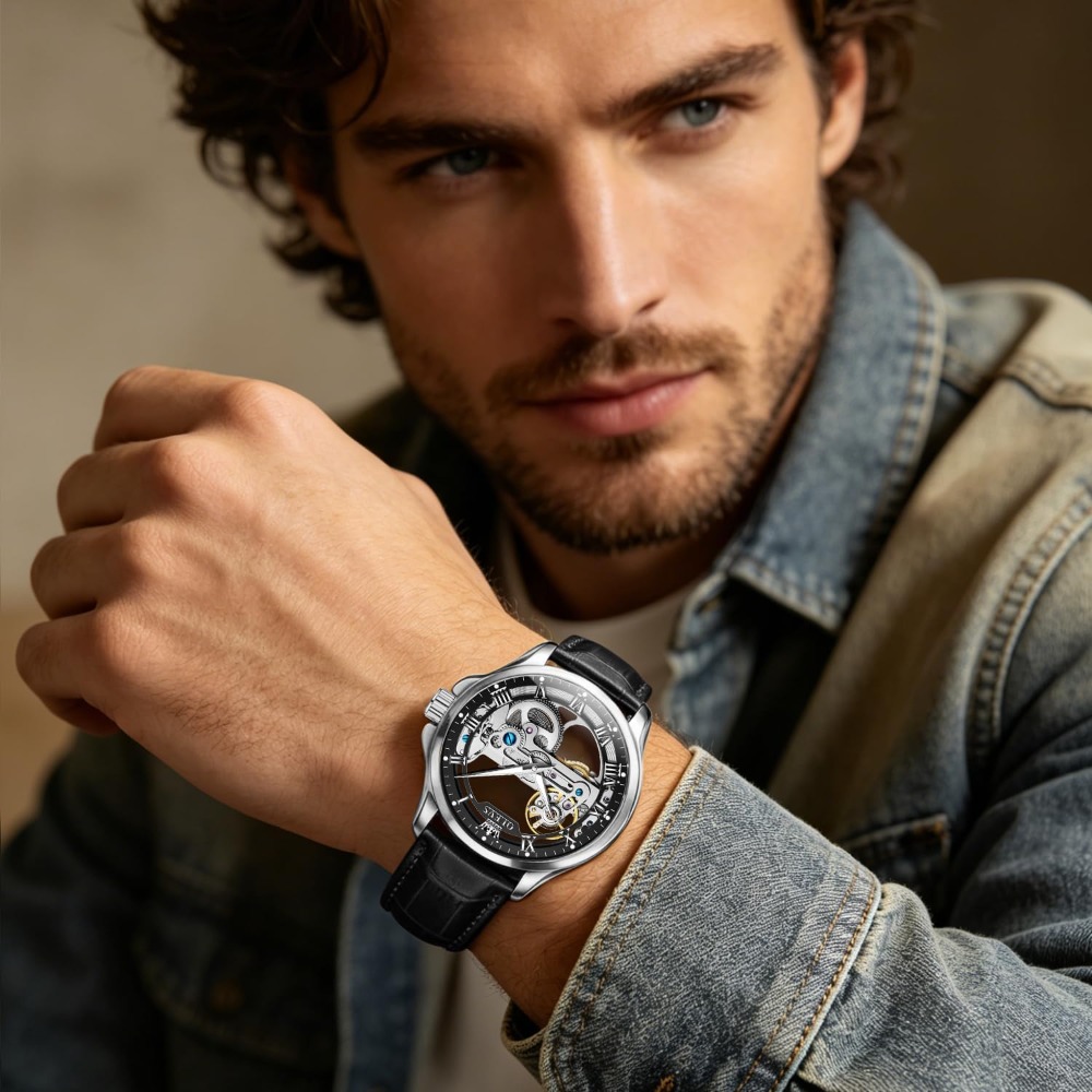 Automatic Skeleton Watch for M - đánh giá và giá Mens Fashion Style Images