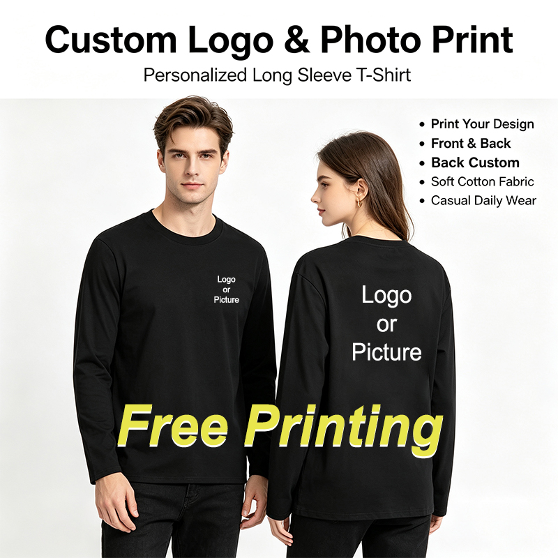 Customized Cotton Long Sleeve  - đánh giá và giá Men'S Fashion 2025